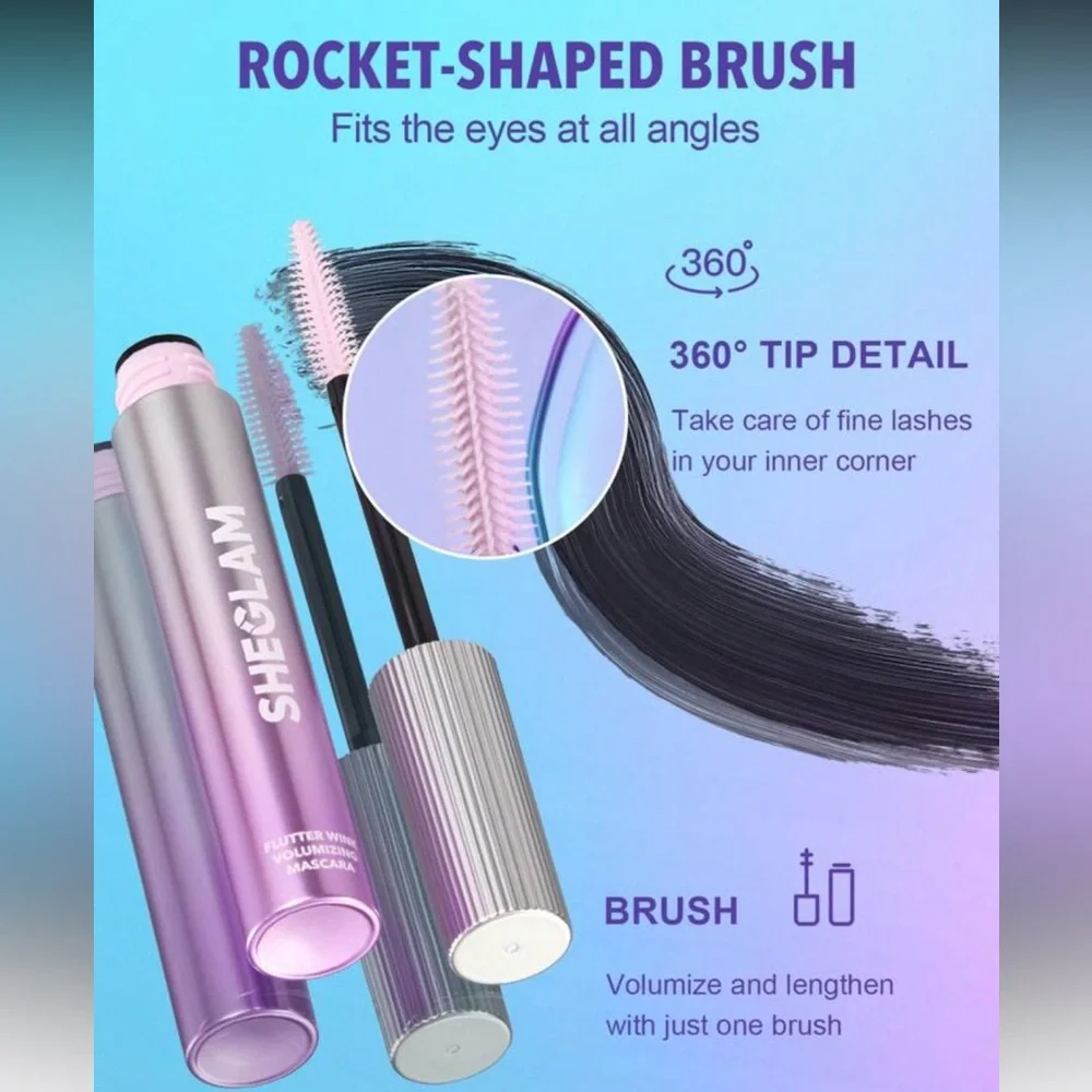 SHEGLAM Black Flutter Wink Volumizing Mascara NEW 🏷️
